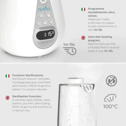 Digital flaskevarmer og sterilisator