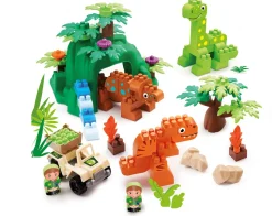 Dinoland m/køretøj & figurer