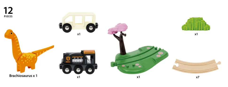 Dinosaur Cirkel togsæt - FSC®