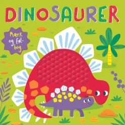 Dinosaurer Mærk Og Føl-Bog