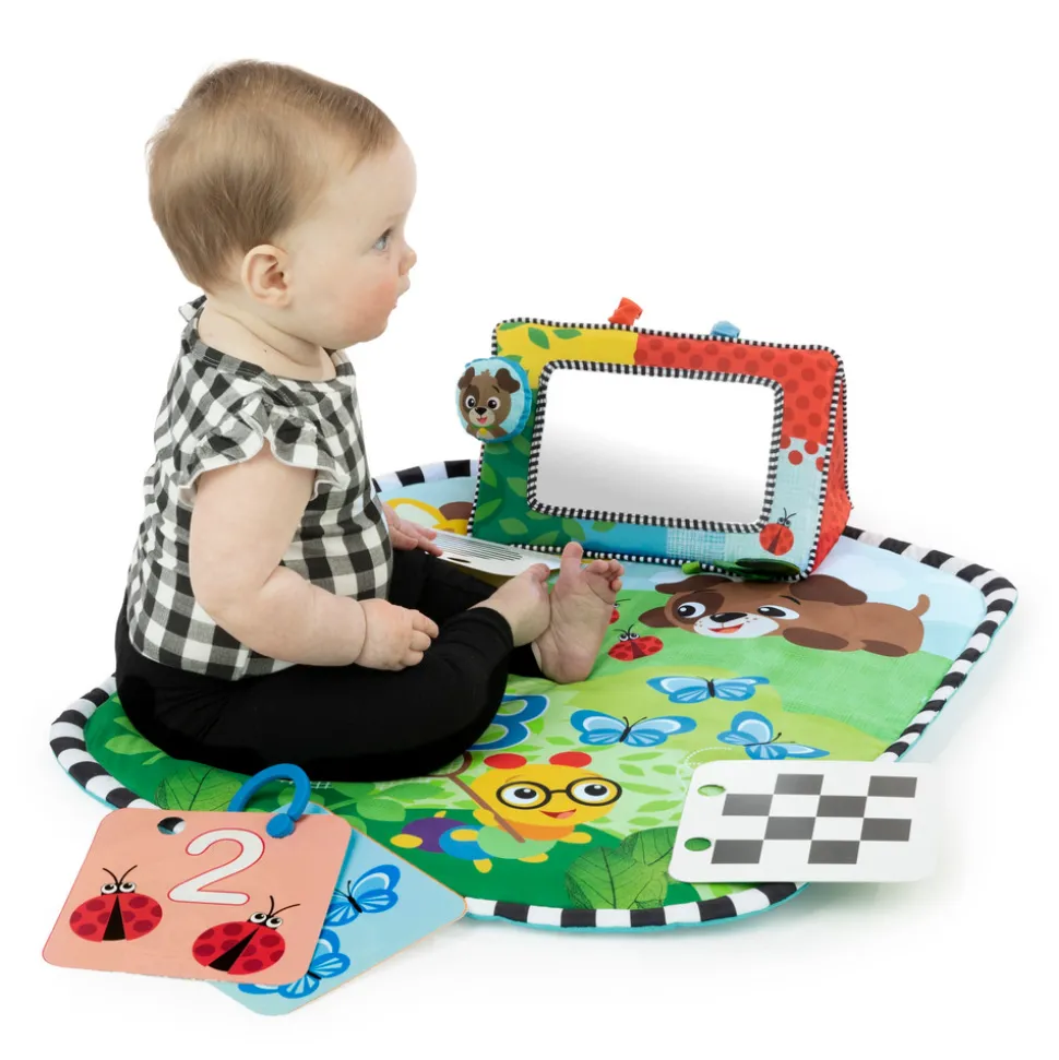 Discovery Garden aktivitetstæppe og gulvspejl