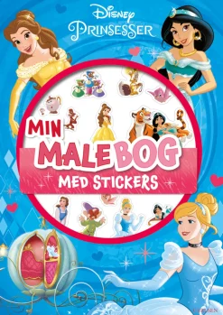 Disney Prinsesser: Malebog m. klistermærker