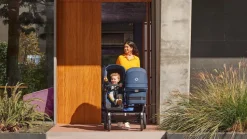 Donkey 5 søskendevogn complete - midnight black/black stel