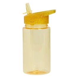 Drikkedunk plast Glitter guld