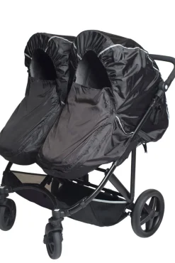 Duo Twin regnslag SMALL 70-80 cm. sort