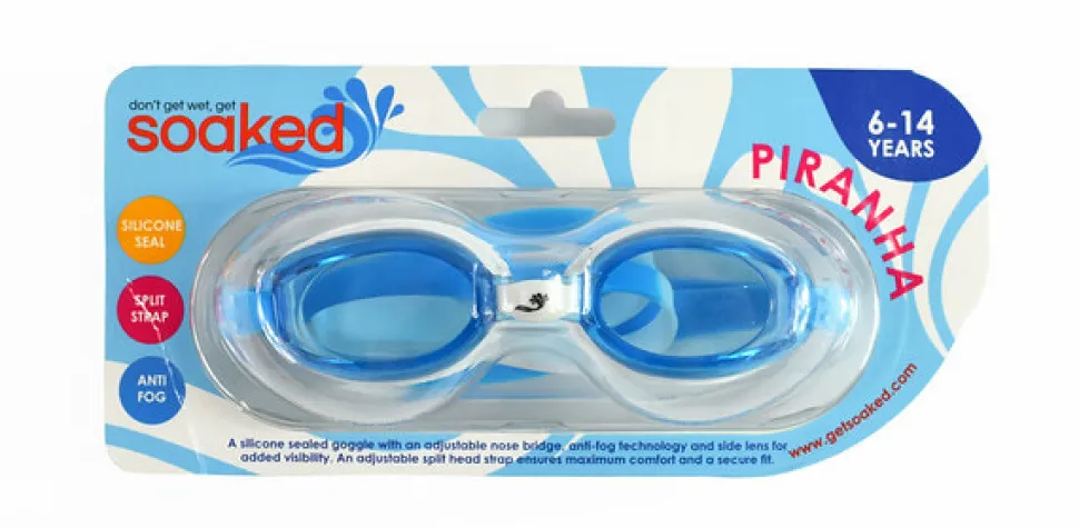 Dykkerbriller piranha azure junior 6-14 år