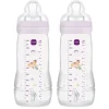 Easy Active Baby Bottle 330ml 2pk Pink