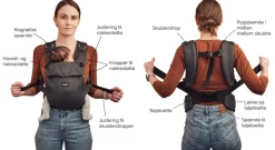 Easy Soft Bæresele - Mercury Grey (jersey)