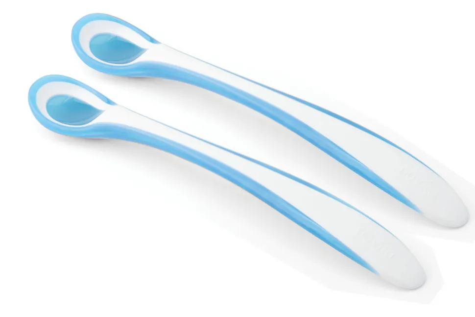 EasyEating blå - 2 termosensitive skeer