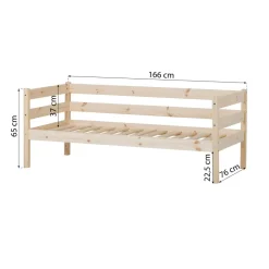 ECO Comfort Juniorseng 70x160 cm. - Natur