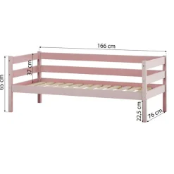 ECO Comfort Juniorseng 70x160 cm. - pale rose