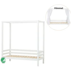 ECO Dream Himmelseng hvid, med himmel