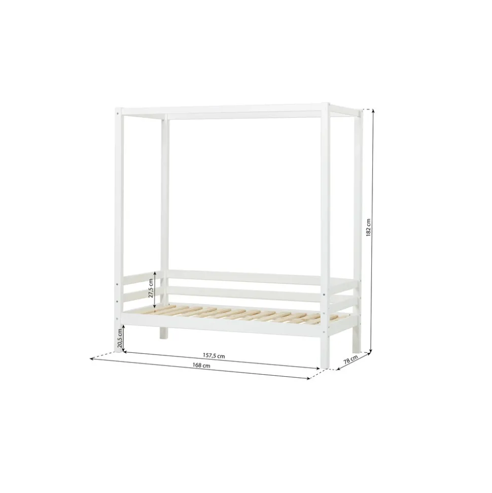 ECO Dream Himmelseng 70x160 cm. - hvid