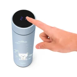 Ektra låg til termobeholder powder blue