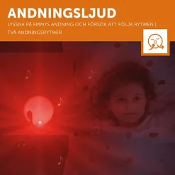 Elefanten Emmy, natlampe m. musik