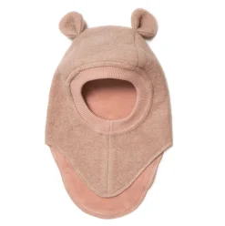 Elefanthue m. Ører Blød Uld - Rose Melange