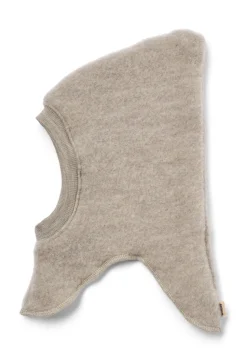 Eli Uld Fleece Elefanthue - Khaki melange