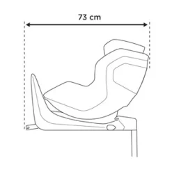 Elm rearward facing - Light Grey