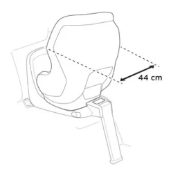 Elm rearward facing - Mid Blue