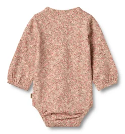 Elmine Body Langærmet - Rose dust flower meadow