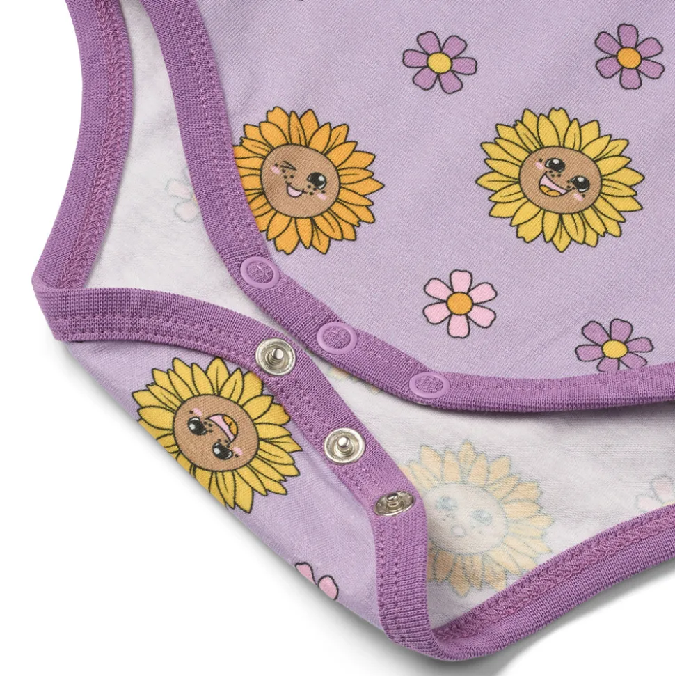 Elstar Langærmet Body - Heather purple