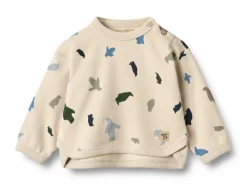 Emery Sweatshirt - Offwhite penguins