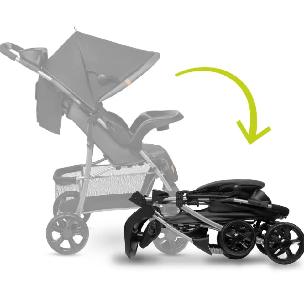 Emma Plus klapvogn - stone