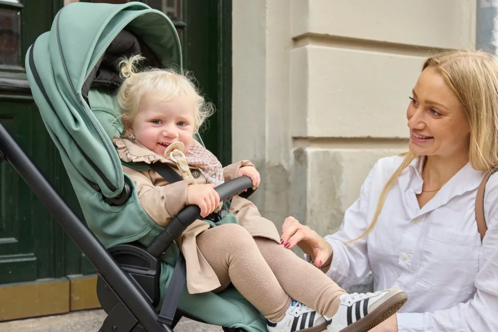 Evoke Klapvogn - grøn