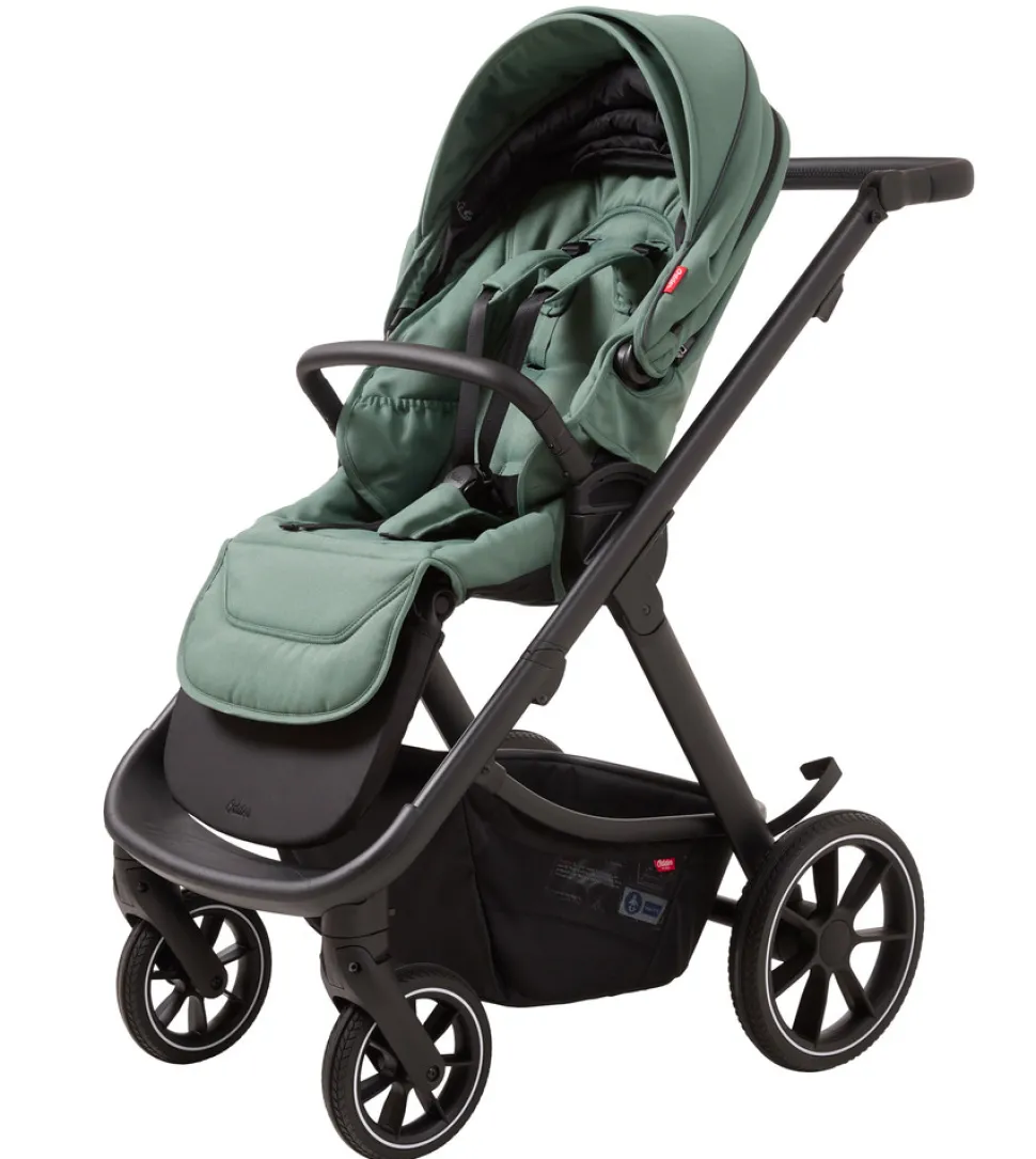 Evoke Klapvogn inkl. regnslag - grøn