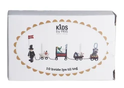 Fødselsdagslys Hvid 10 Stk