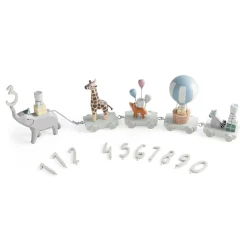 Fødselsdagstog, træ, World of Sebra