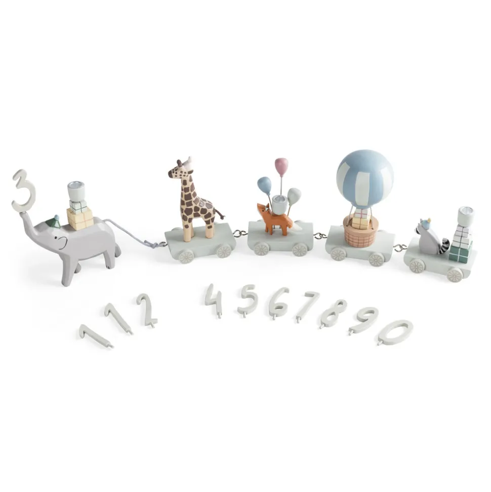 Fødselsdagstog, træ, World of Sebra