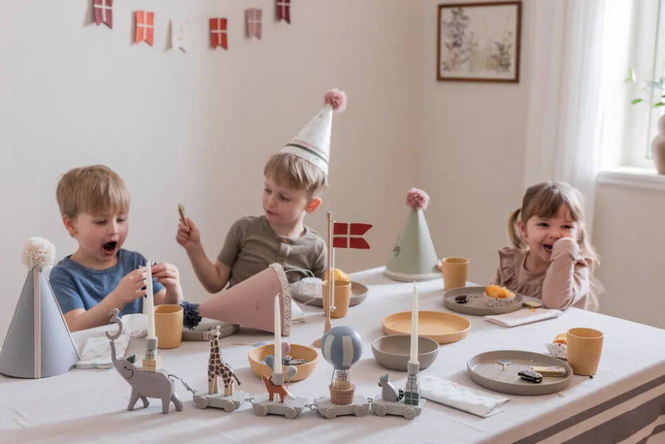 Fødselsdagstog, træ, World of Sebra