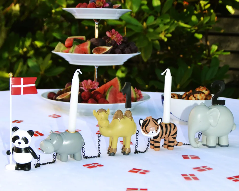 Fødselsdagstog, Zoo dyr m. 11 tal