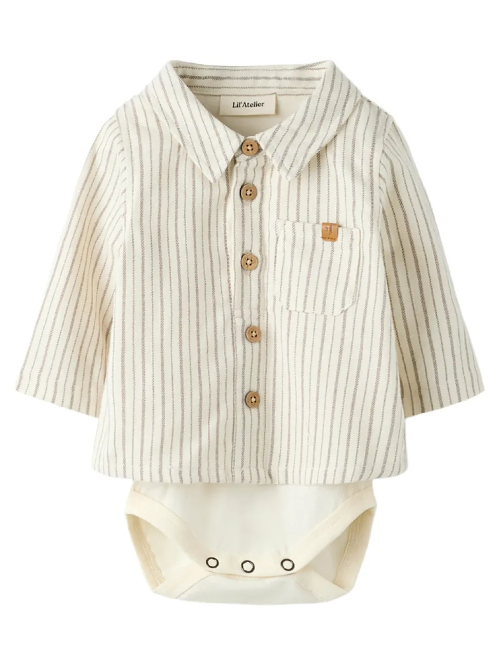 Felixo Langærmet Bodyskjorte - Turtledove