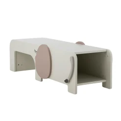 Ferdinand Bænk, Grå - FSC®, MDF