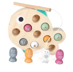 Fiskespil i træ m. magnet