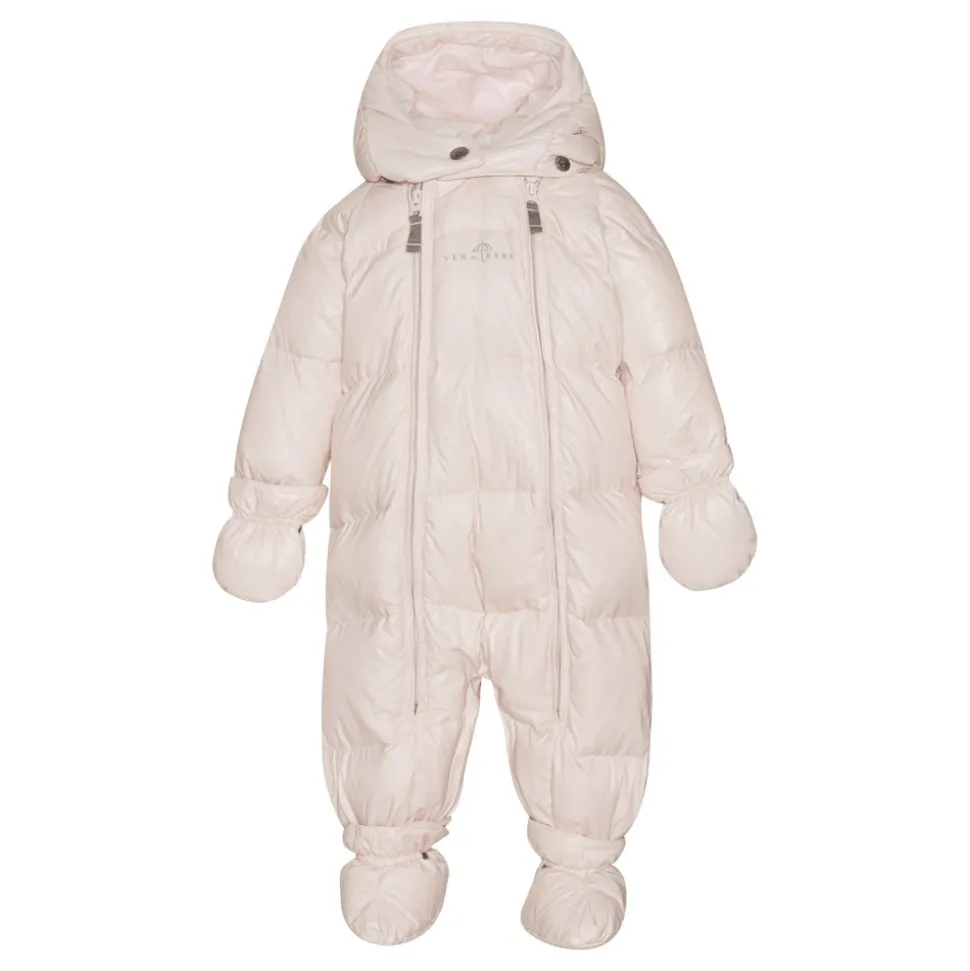 Fjerlet Vinterdragt - Rose powder