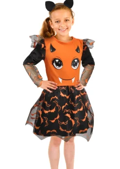 Flagermus kostume - orange