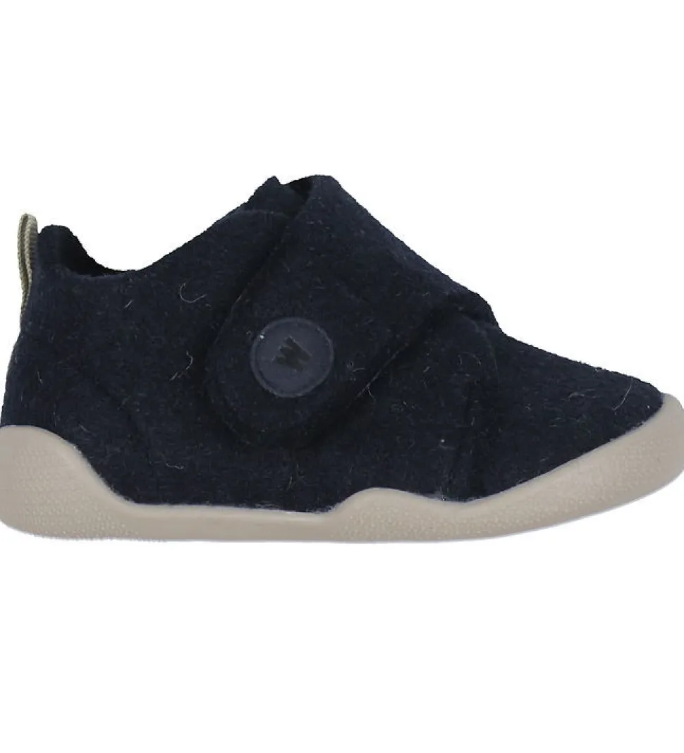 Fleecy Filt Hjemmesko - Navy