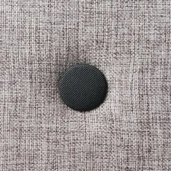 Foldemadras - 3 fold, lysegrå/mørkegrå knap