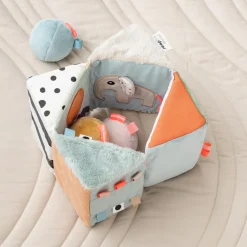 Folde-ud sanseterning Deer friends Farvemix