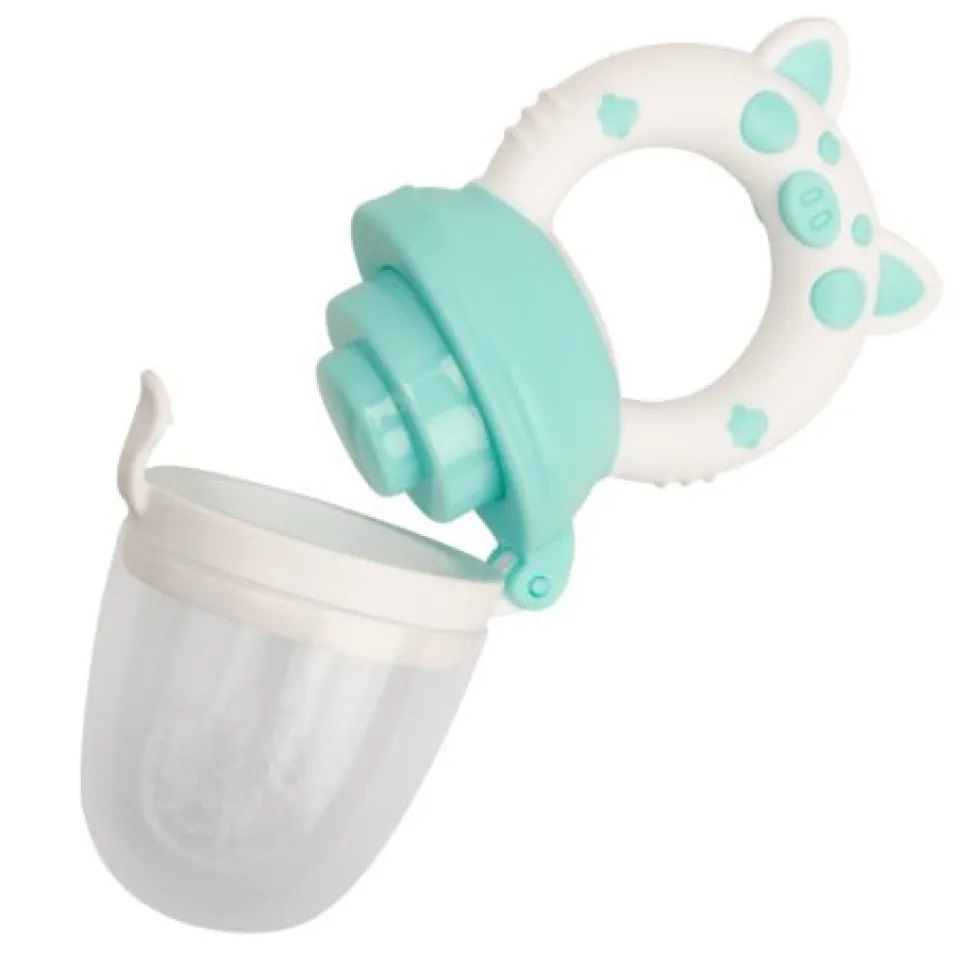 Food feeder (madsut) med blødt greb - Turkis