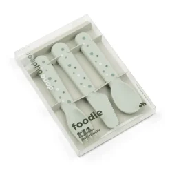 Foodie bestiksæt Happy dots Grøn