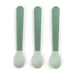 Foodie easy-grip babyske 3-pak Grøn