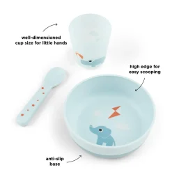 Foodie første spisesæt Playground Blå