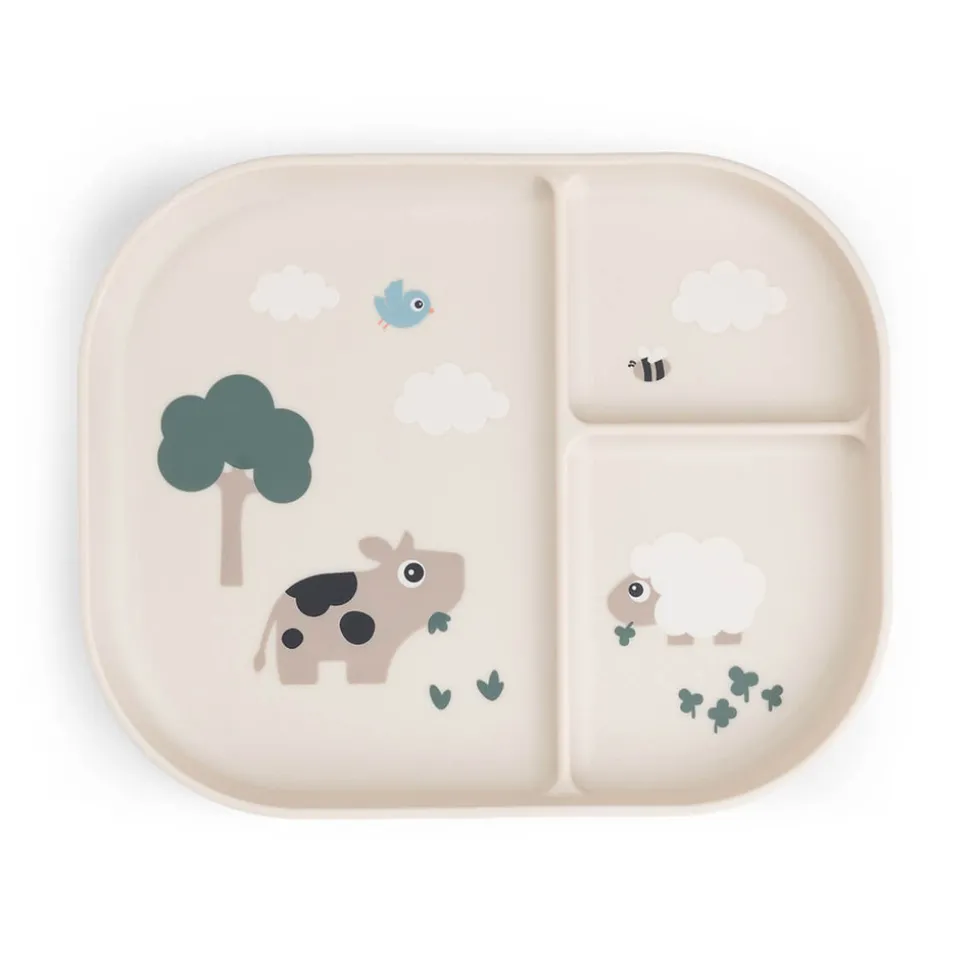 Foodie inddelt tallerken Tiny farm Sand