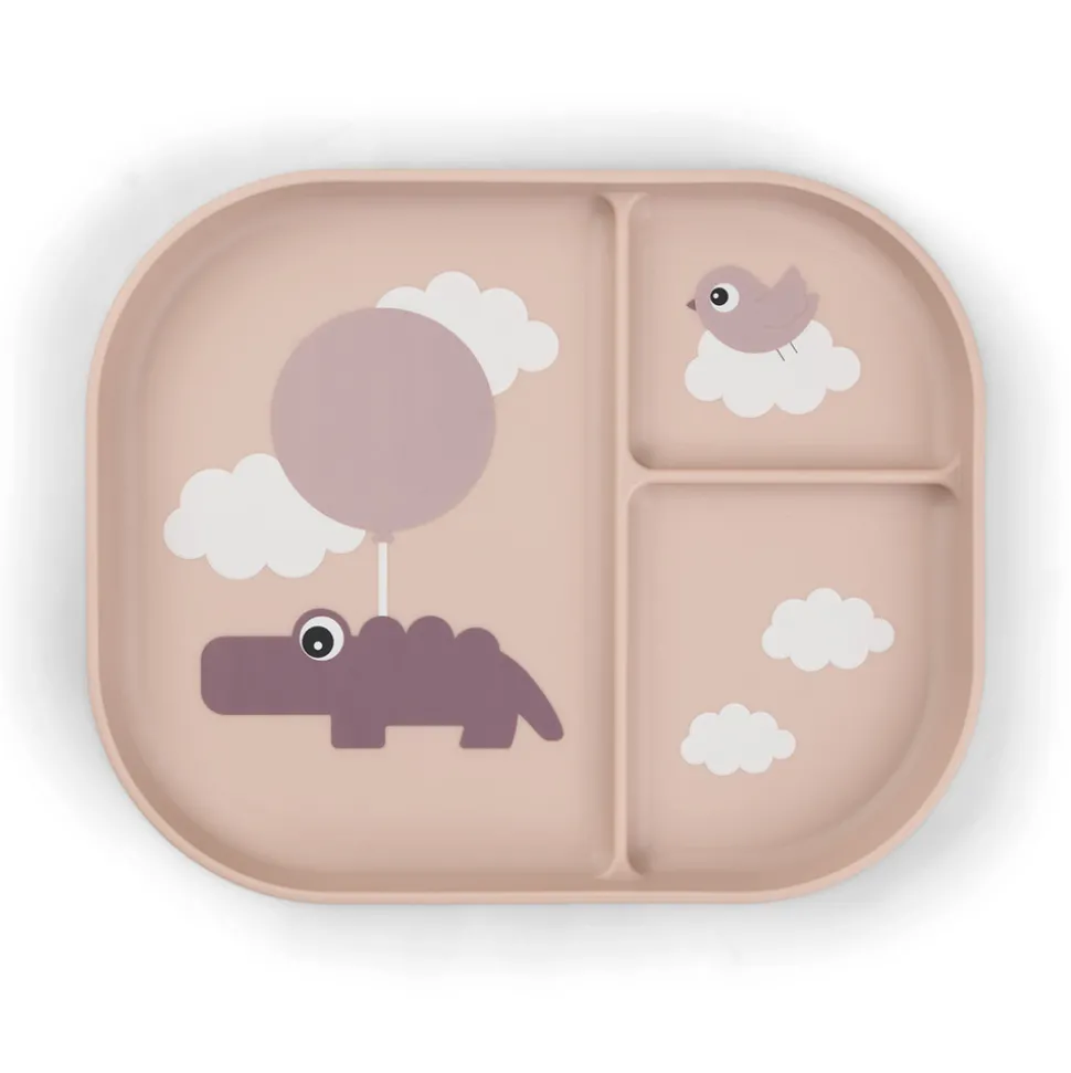 Foodie inddelt tallerken Happy clouds Pudder