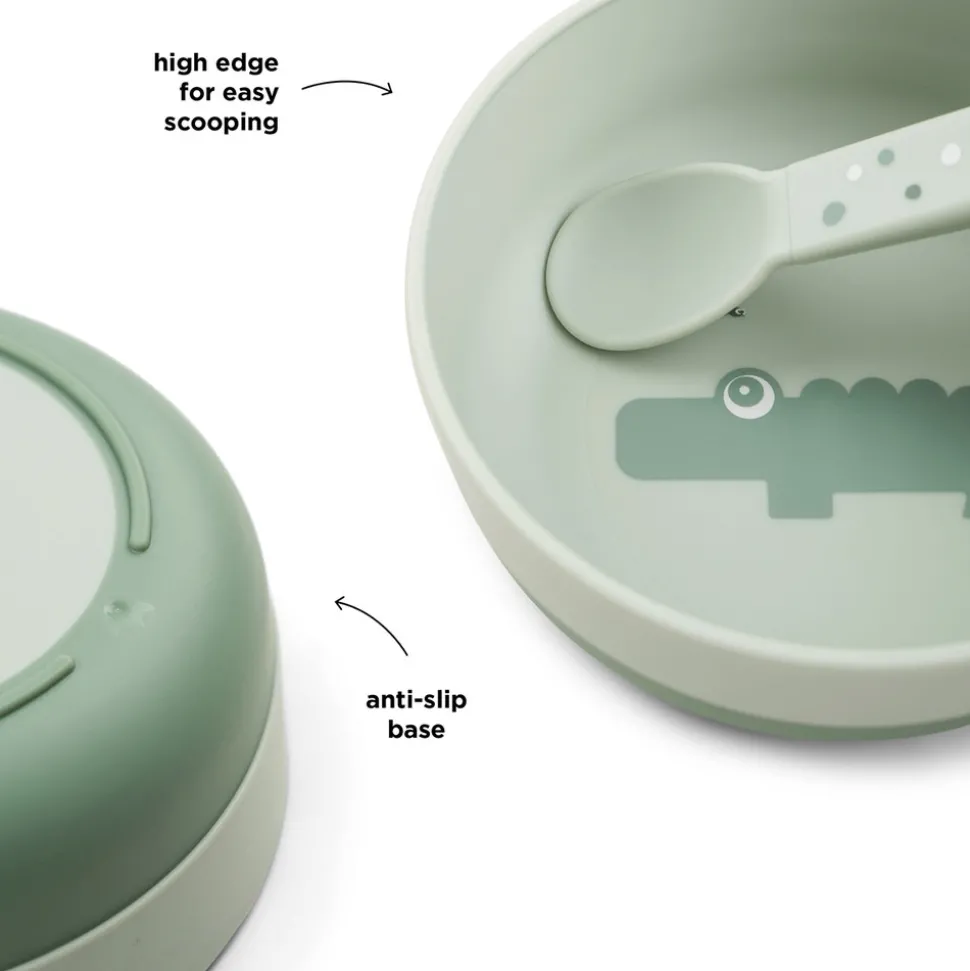 Foodie skål Croco Grøn