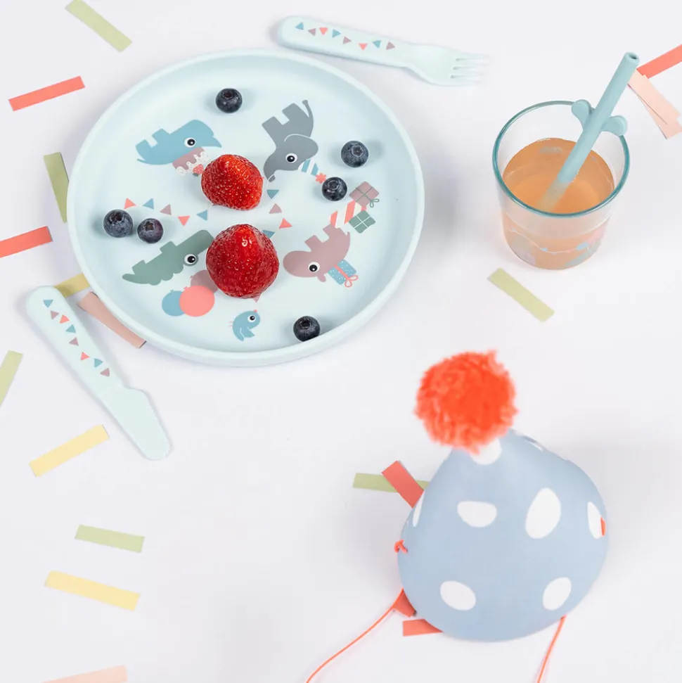 Foodie spisesæt Celebration Blå